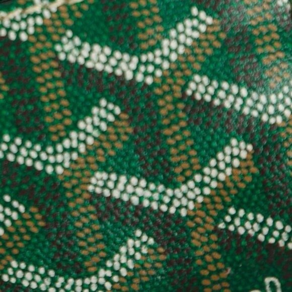 RARE Authentic Goyard Mini Saint Louis Junior Jr Anjou Blue Tote Bag & Pouch - Picture 6 of 9